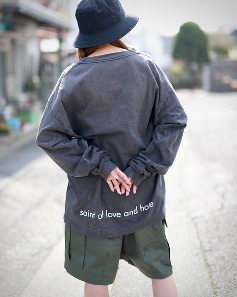 ©SAINT M×××××× セントマイケル23SS LS TEE SAINT MX6スタイル