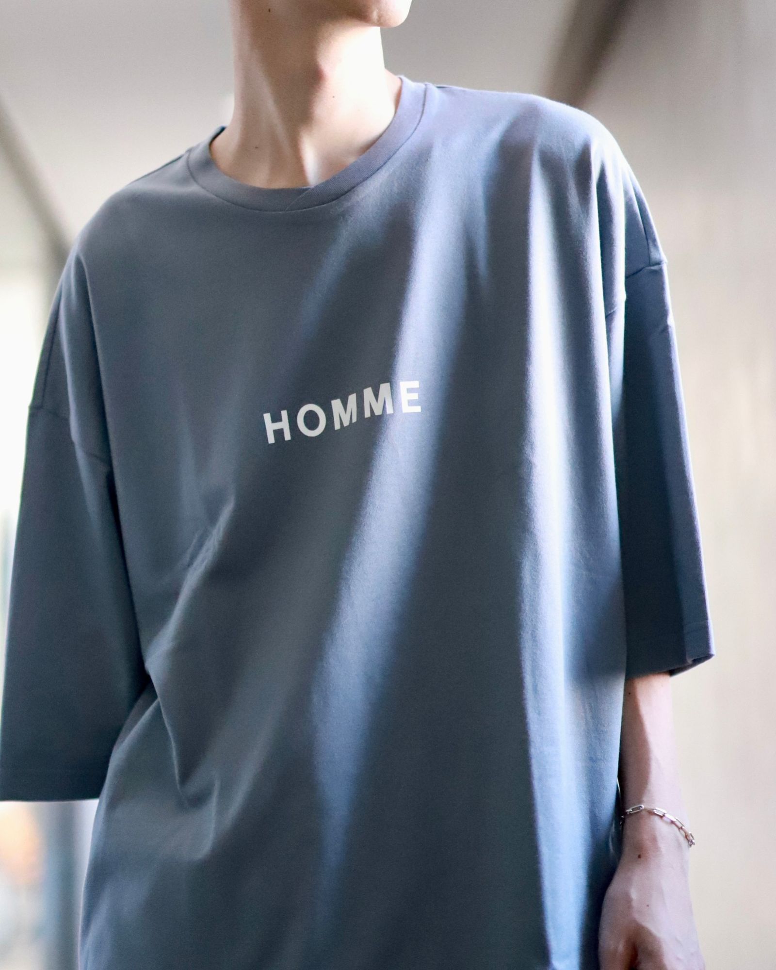 COMME des GARCONS HOMME コムデギャルソンオム 23AW 綿天竺ロゴ