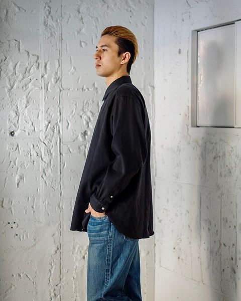 A.PRESSE Double Weave Twill Regular Collar Shirt 1月11日(土)新作発売！