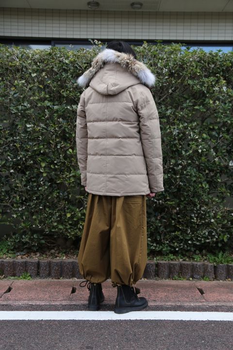 CANADA GOOSE カナダグース 新作CARSON PARKA FF(3805MA)"CAMEL" style.2020.12.20.