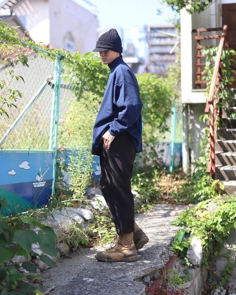 STRIPES FOR CREATIVE FW23 SUPER BIG TURTLE LS TEEスタイル