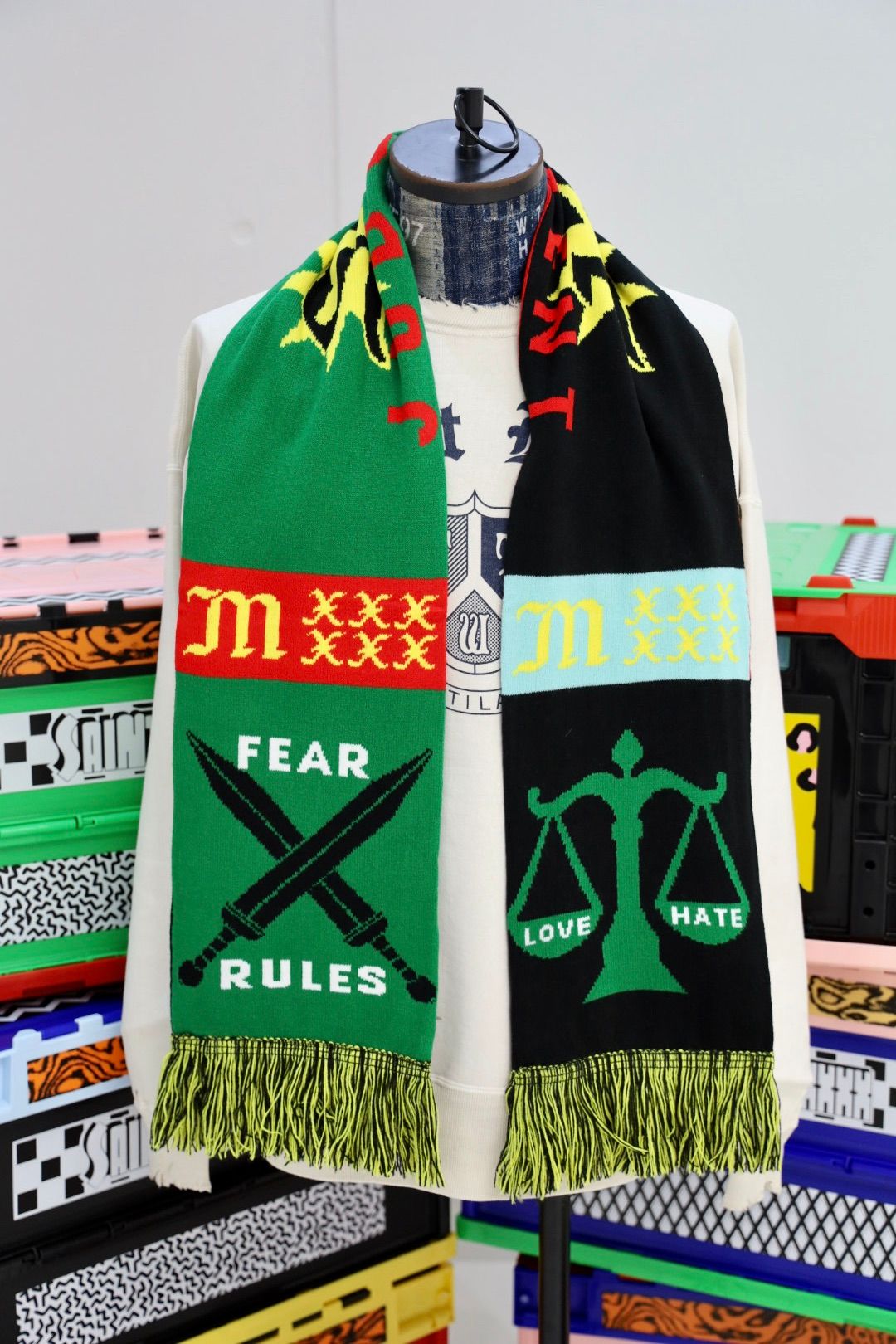 セントマイケル  BABY MICHAEL SCARF(SM-HR1-0000-097)BLACK★10月11日(土)発売！