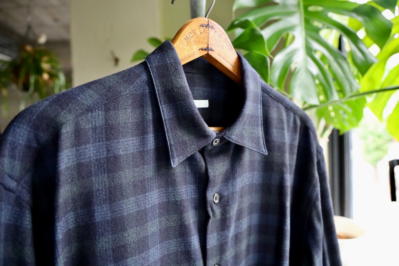 アプレッセ 2026 STYLE2 Wool Regular Collar Shirt(26AAP-02-21)CHECK☆9月19日(土)発売！