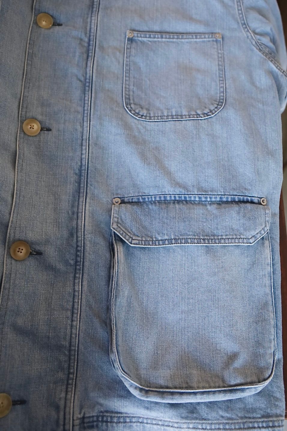 ヨーク 25FW VINTAGED DENIM COVERALL HALF COAT(YK25FW01067C)INDIGO☆9月6日(土)発売！
