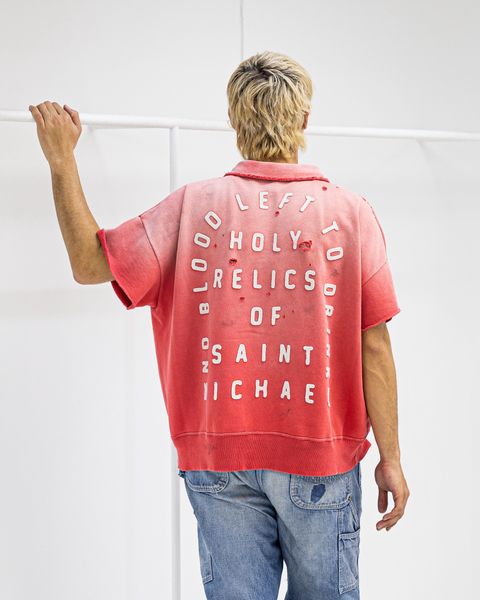 セントマイケル SAINT HALF ZIP SWEAT (RED) 4月11日(土)新作発売！