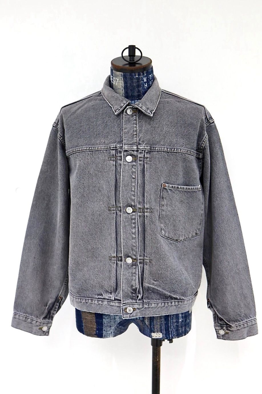 アプレッセ 2026 STYLE2 Vintage Gray Denim Jacket(26AAP-01-44)GRAY☆9月19日(土)発売！