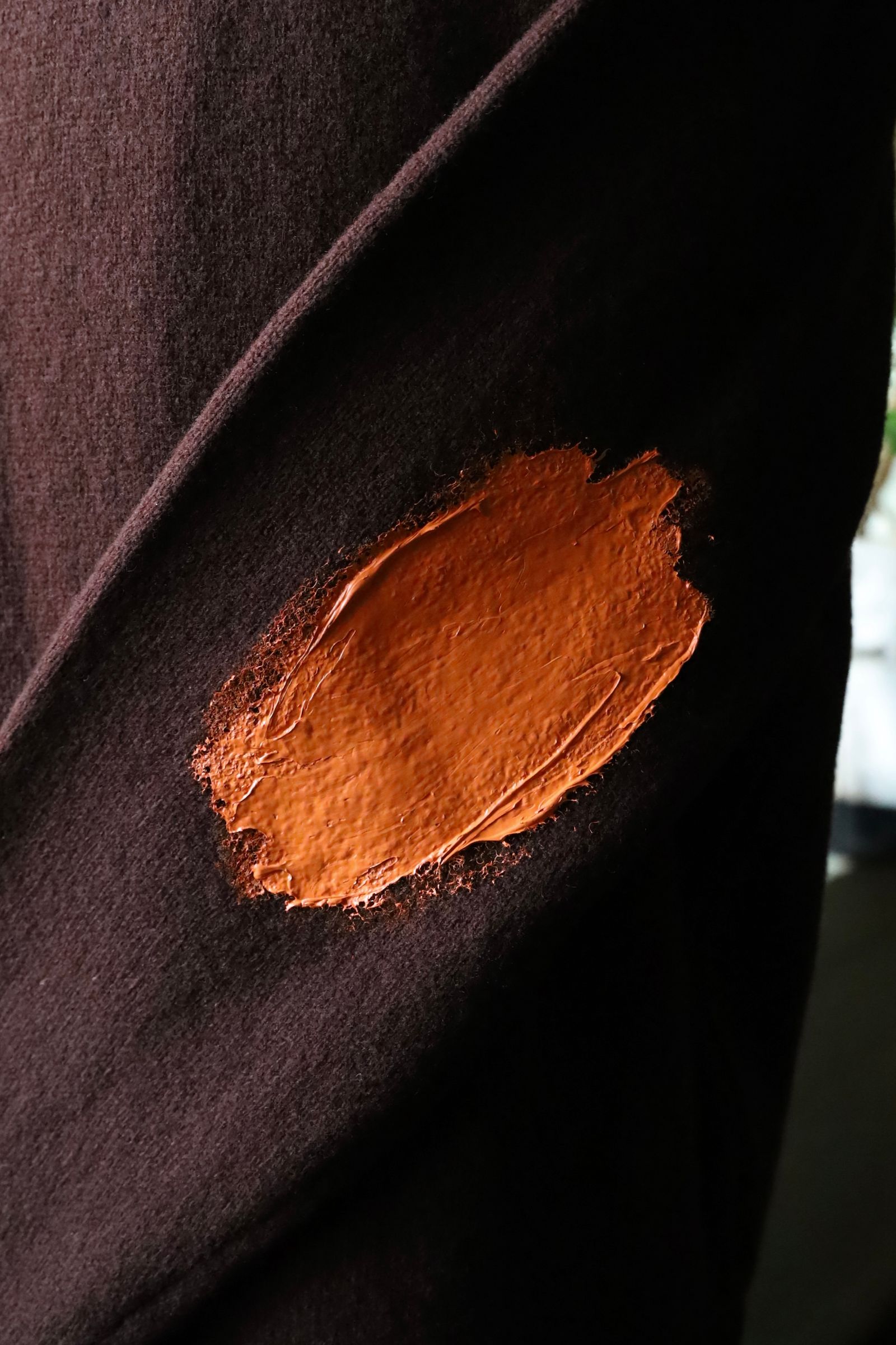 YOKE - ヨーク24FW PAINTED ELBOW PATCH SWEATER(YK24FW0822S YOKE - ヨーク24FW PAINTED ELBOW PATCH SWEATER(YK24FW0822S