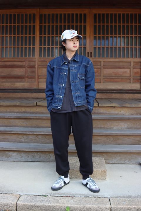 Graphpaper LOOPWHEELER for Graphpaper Sweat Pants(GU213-70177B) style. 2021.09.27.