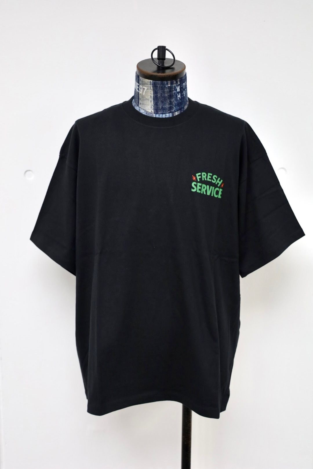フレッシュサービス CORPORATE PRINTED S/S TEE "ALL DAY ALL NIGHT"(FSC261-70152)BLACK☆4月18日(土)新作発売！