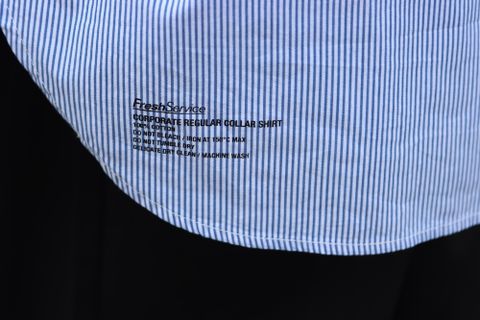 FreshService CORPORATE STRIPE REGULAR COLLAR SHIRT(FSW-22-SH_15) style. 2021.11.21.