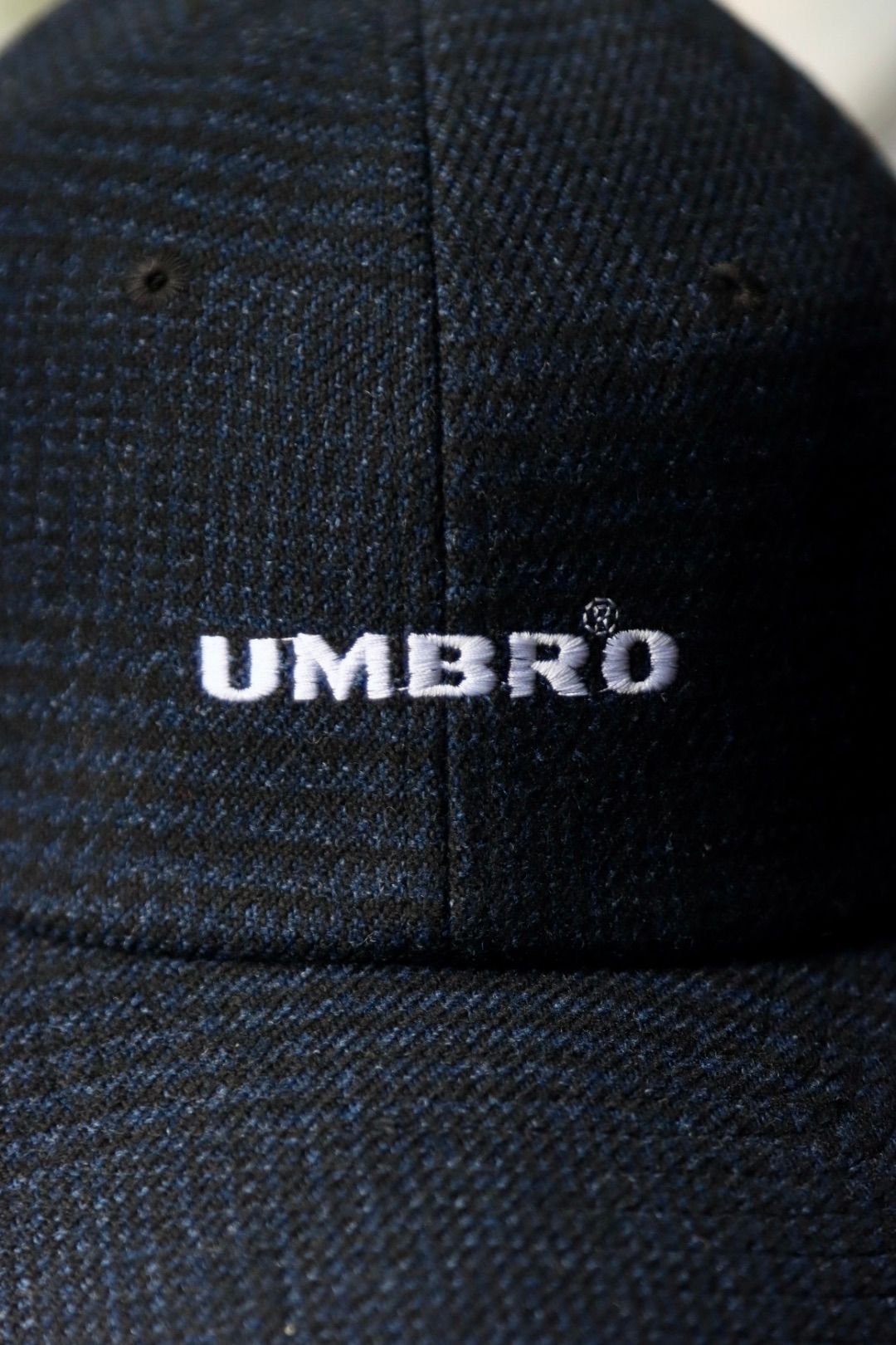 セダンオールパーパスFW23 UMBRO Tech Tweed BB Cap(SD23F-CP06)Blue×Black