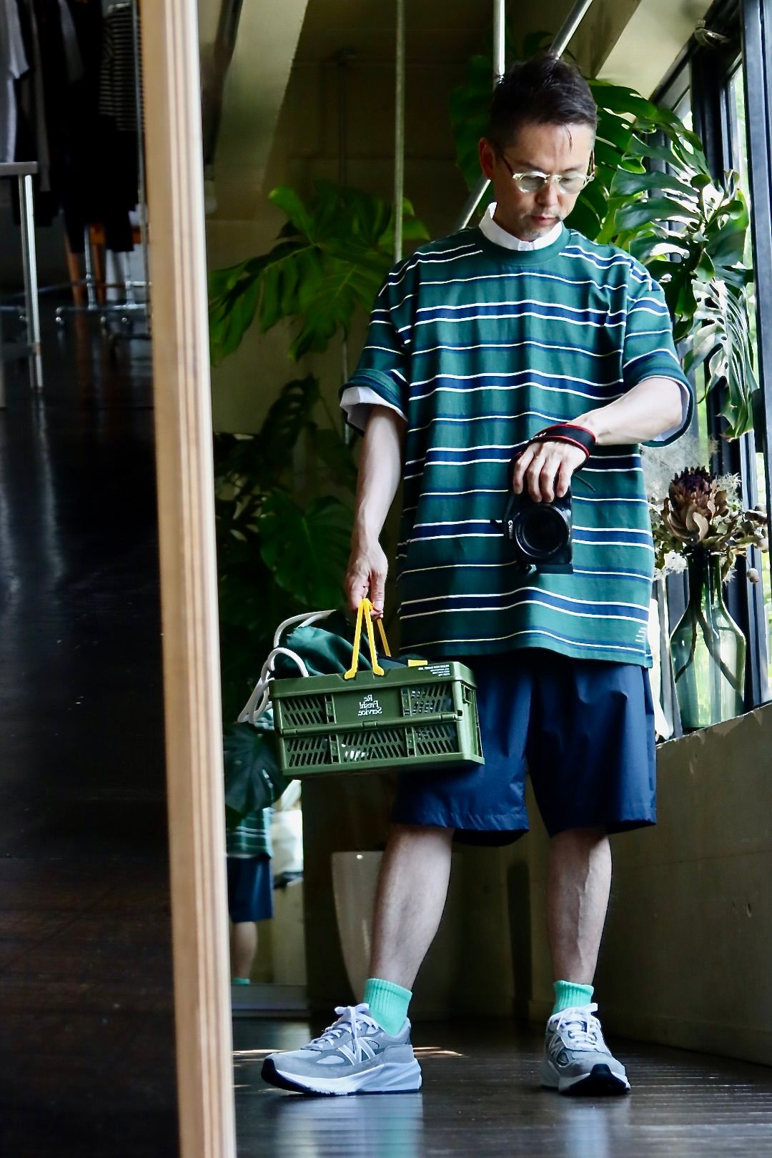 FreshService MULTI BORDER S/S TEEスタイル