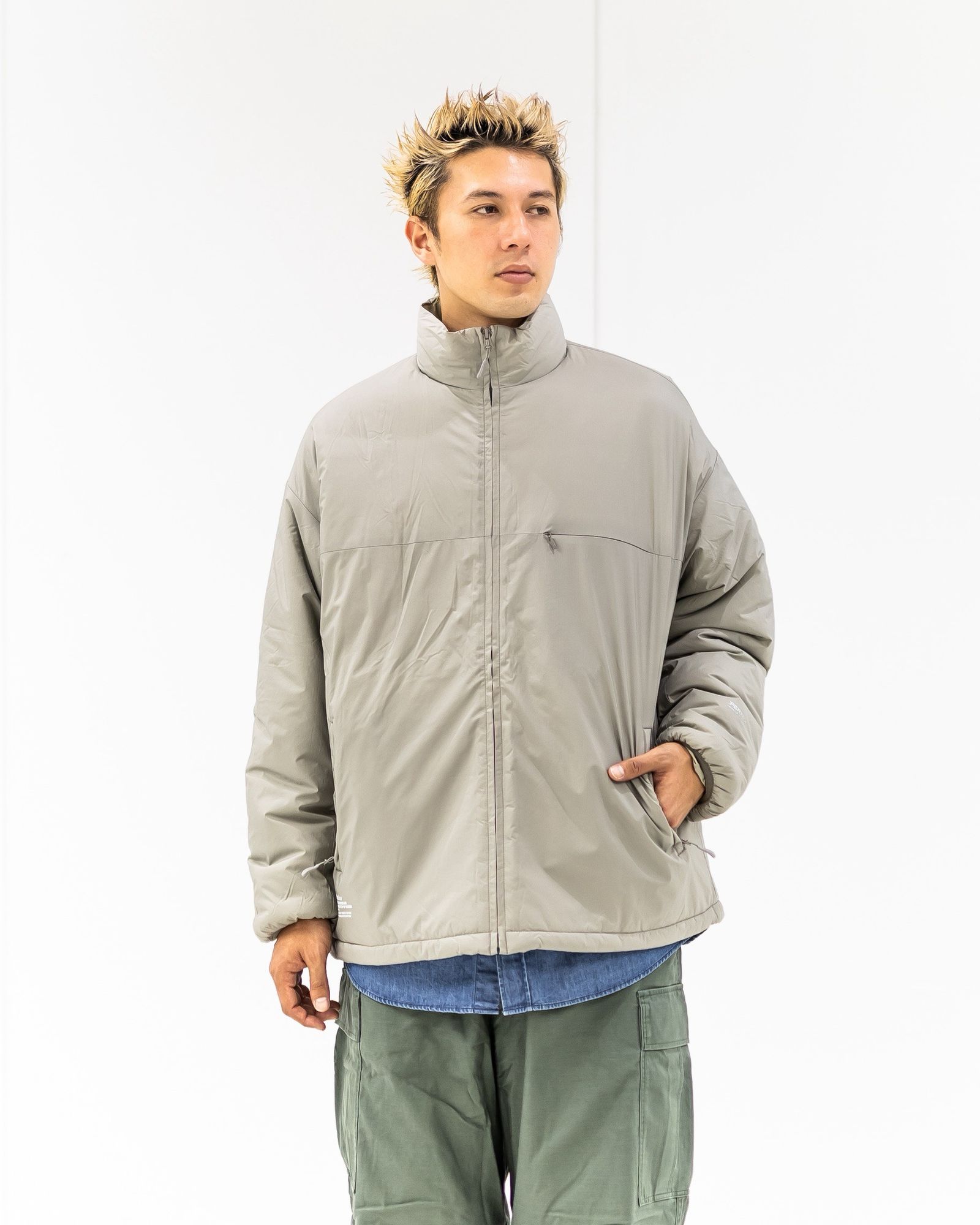 フレッシュサービス PERTEX® QUANTUM AIR MINI RIPSTOP ZIP-UP BLOUSON(FSC253-30195)BEIGE★10月18日(土)発売！