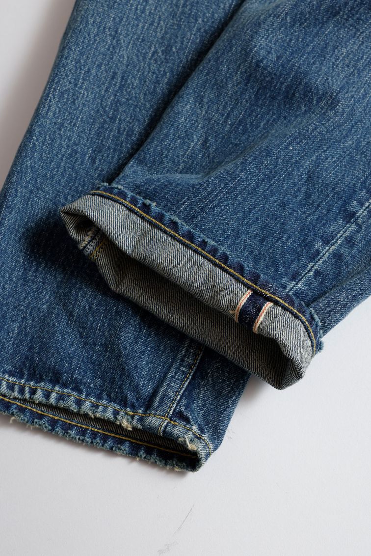 ファンダメンタル デニムパンツ CLASSIC STRAIGHT DENIM CS124 (FA25/MG124)INDIGO