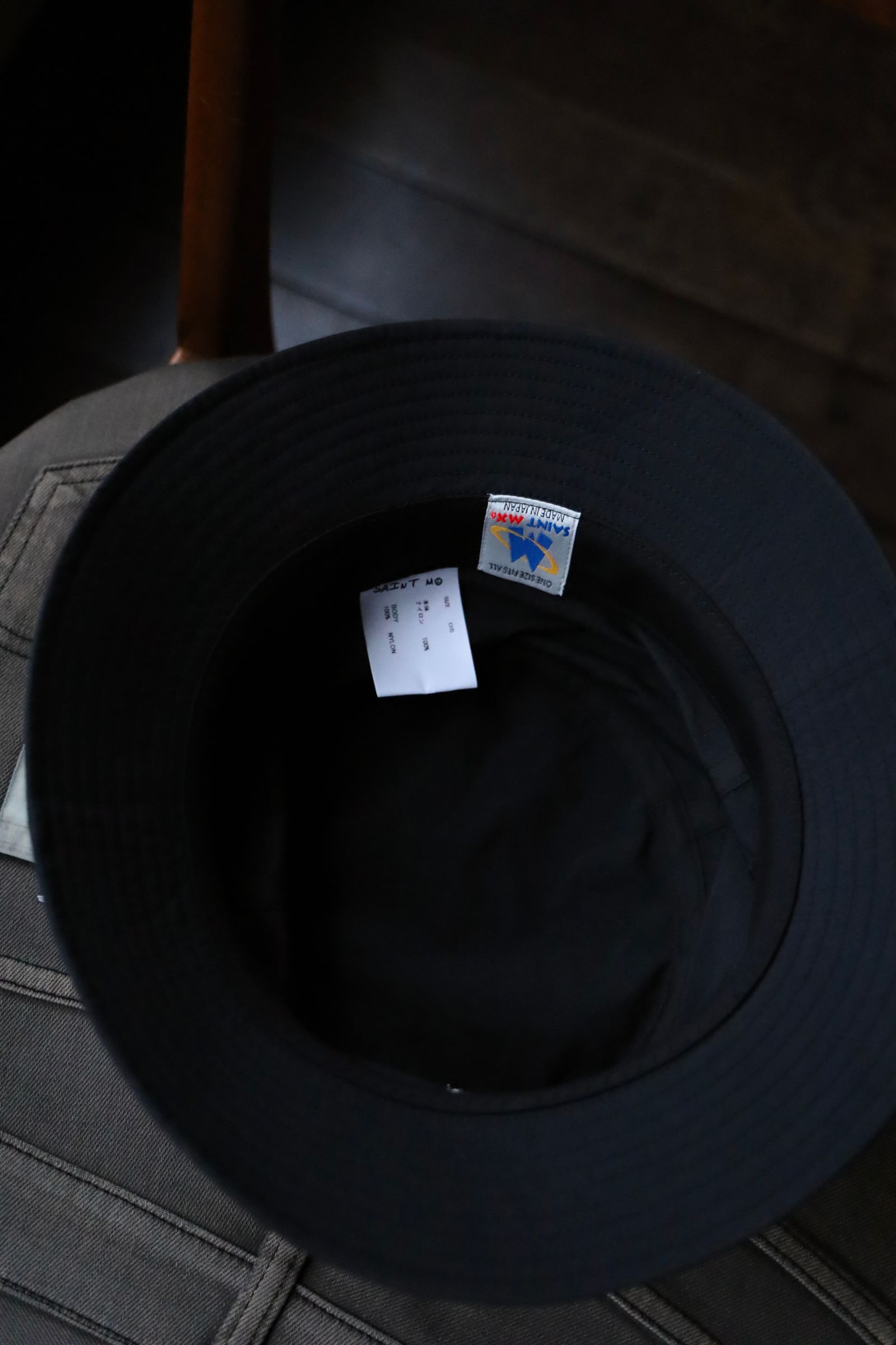 セントマイケル25SS SAINT BUCKET HAT (SM-HR8-0000-082)BLACK