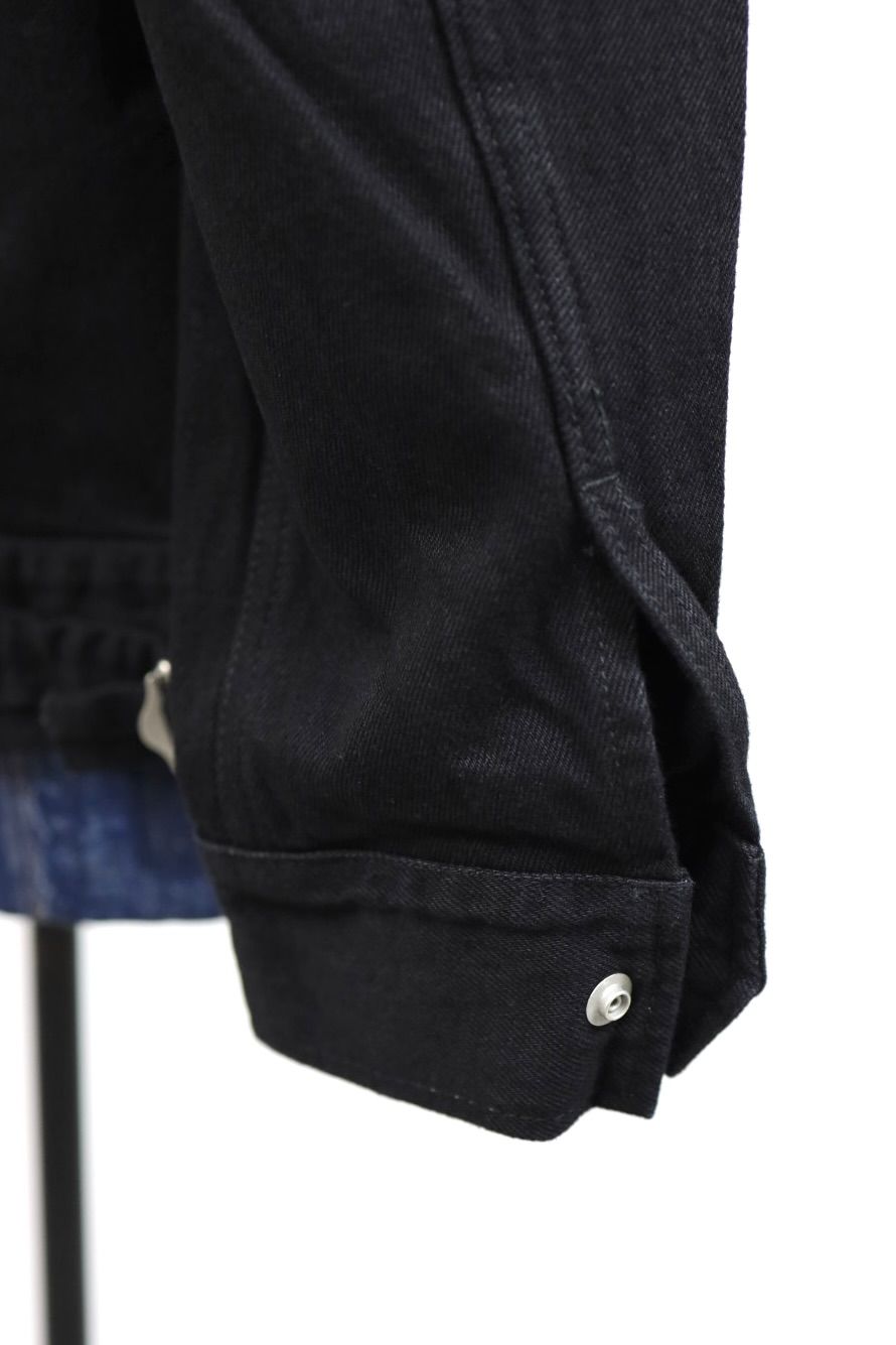 グラフペーパー Selvage Denim Zip Jacket(GU261-20056RB) BLACK_WASHED★1月24日(土)発売！