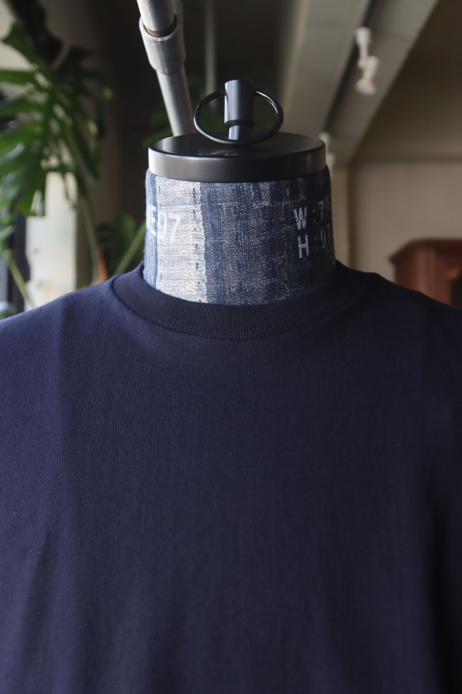 グラフペーパー Heavy Weight S/S Oversized Tee(GM252-70095B )NAVY