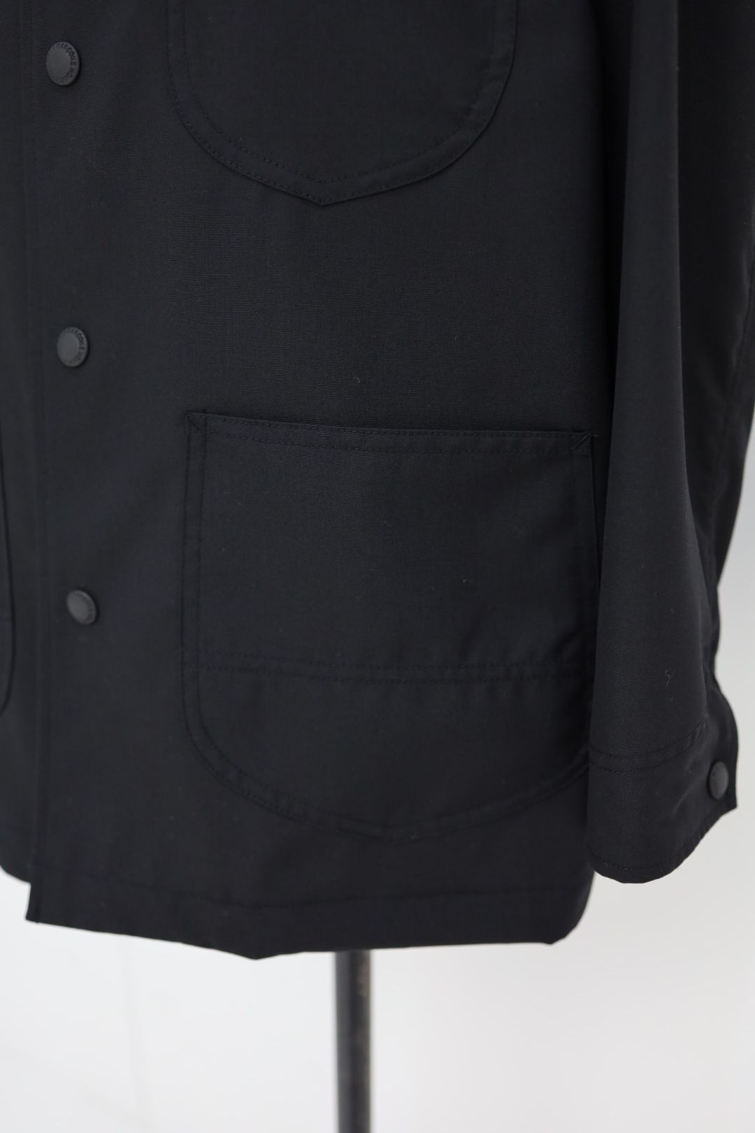 コムデギャルソンオム26SS ウールポプリン×牛革ジャケット(HQ-J004-051)BLACK☆2月6日(金)発売！