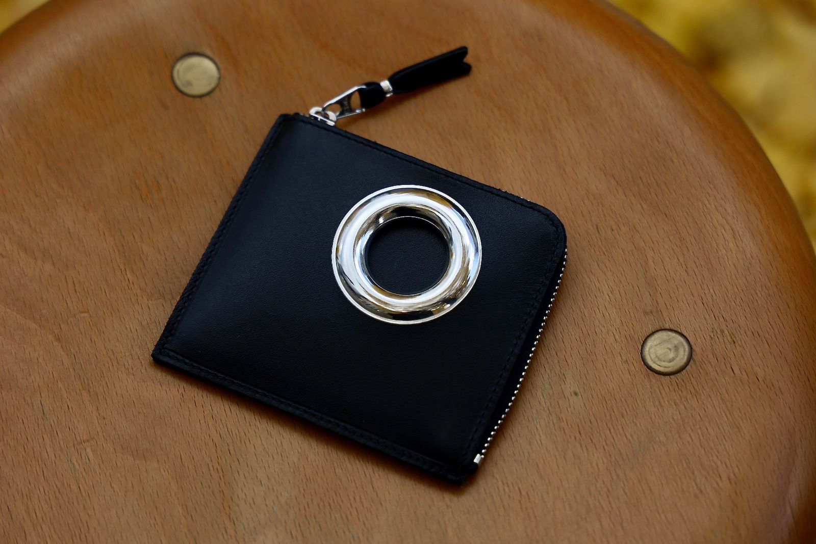 コムデギャルソン 財布 SILVER EYELET*L字型ZIP財布(8Z-Z031-051)☆7月10日発売！