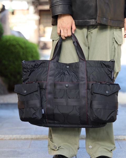 コムデギャルソンオム バッグ 2WAYキルティングTOTE BAG(HR-K206-051)BLACK☆10月2日(金)発売！