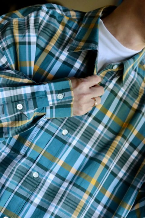 FreshService CORPORATE CHECK REGULAR COLLAR SHIRTスタイル.2022.11.2.
