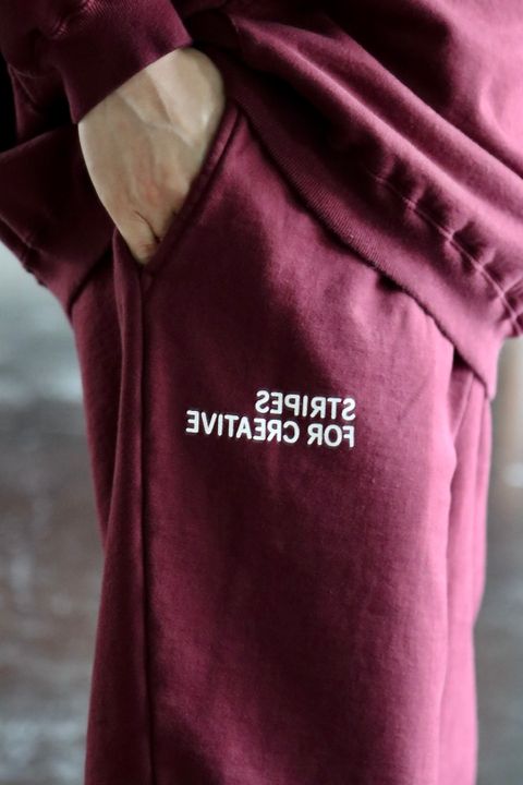 S.F.C RAGLAN HOODIE"BURGUNDY"style.