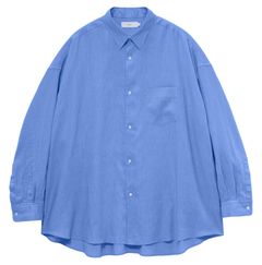 グラフペーパー Linen L/S Oversized Regular Collar Shirt(GM262-50039B)BLUE☆6月20日(土)発売！