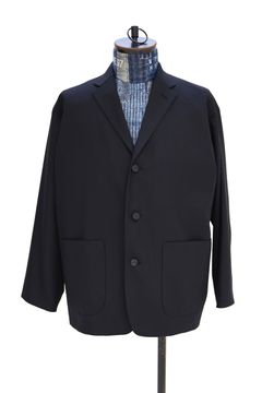 コムデギャルソンオム26SS ウールギャバジャケット(HQ-J009-051)BLACK☆2月6日(金)発売！