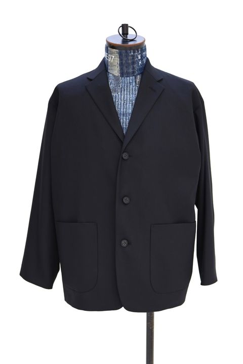 コムデギャルソンオム26SS ウールギャバジャケット(HQ-J009-051)BLACK☆2月6日(金)発売！