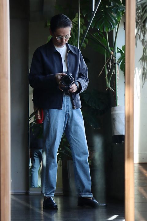 A.PRESSE 23SS Silk Nep Sports Jacketスタイル