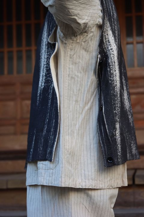 YOKE PRINTED COTTON CREWNECK VEST(YK22SS0348S) style.2022.2.12