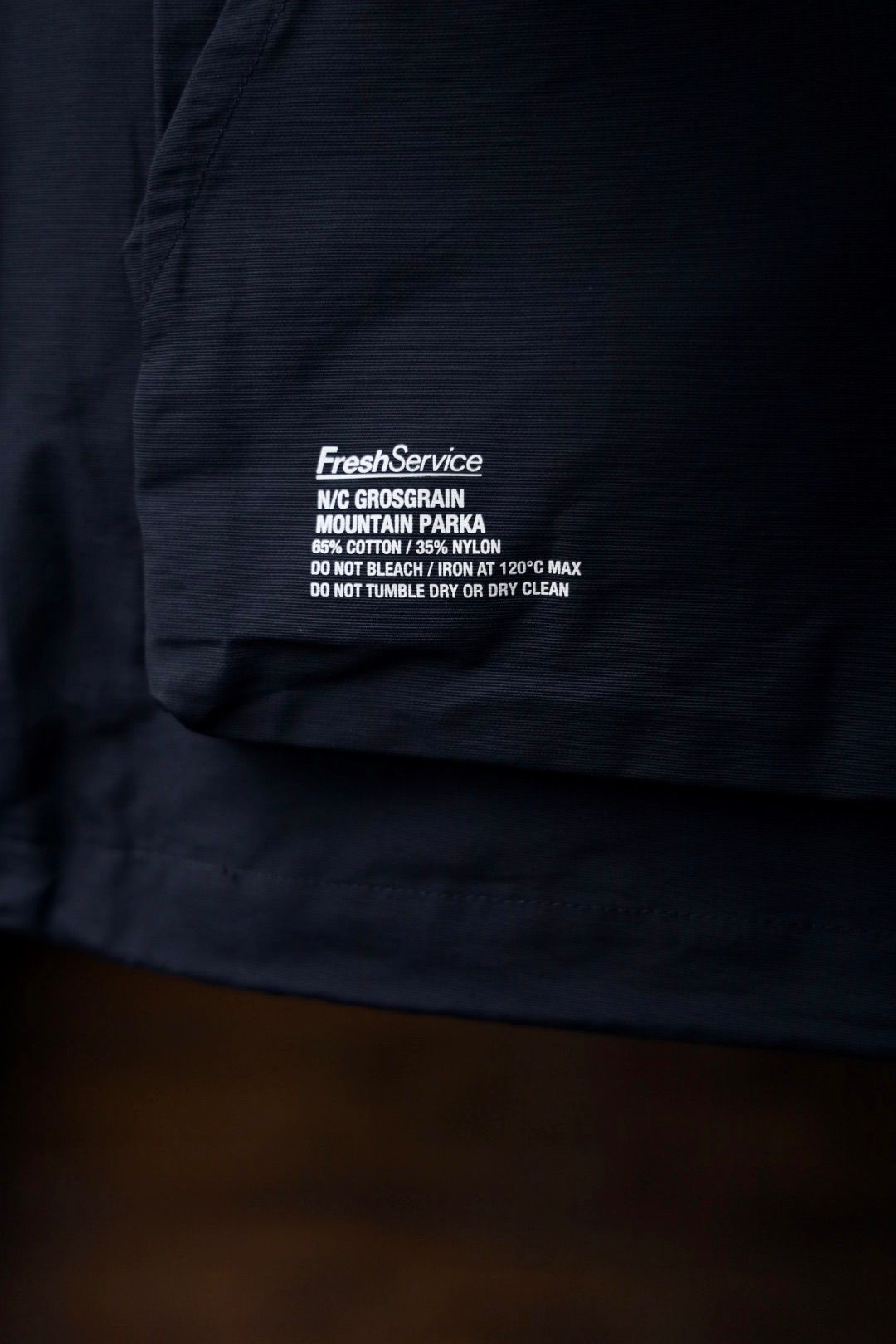 フレッシュサービス N/C GROSGRAIN MOUNTAIN PARKA (FSC253-20171)NAVY☆9月13日(土)発売！
