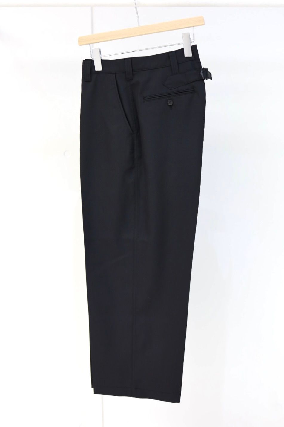 コムデギャルソンオム26SS ウールポプリンパンツ(HQ-P004-051)BLACK☆2月6日(金)発売！