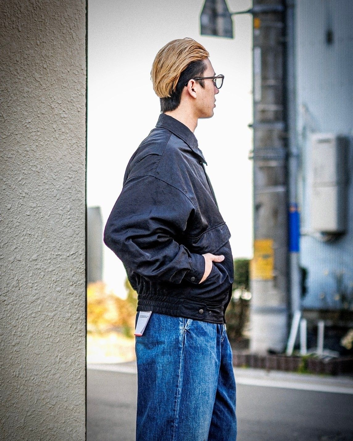 ヨーク25SS NYLON BOMBER JACKET(YK25SS0909B)BLACK☆1月18日(土)発売！