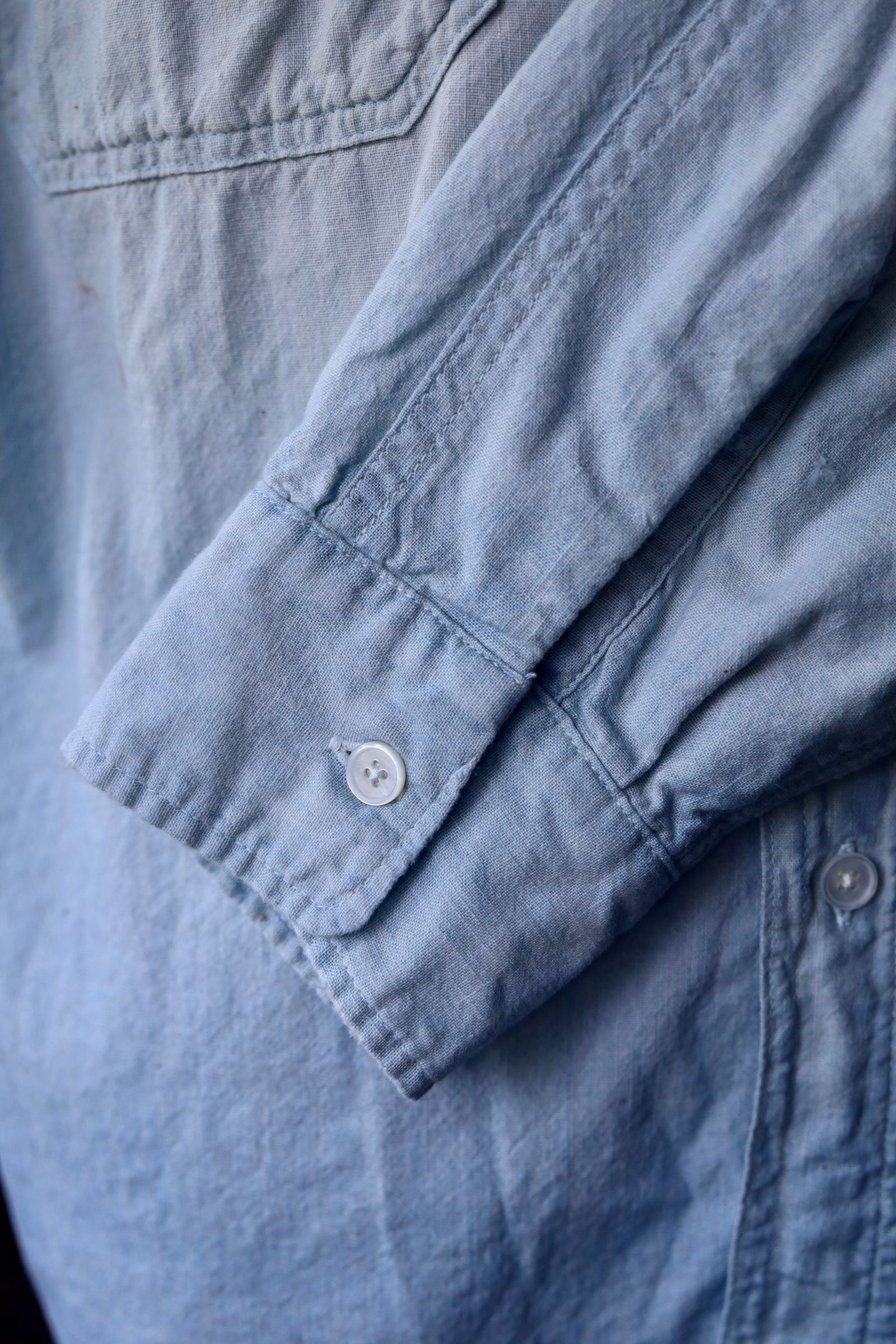 アプレッセ 2025 STYLE2 Vintage Chambray Shirts(25AAP-02-04)BLEACH☆6月28日(土)発売！