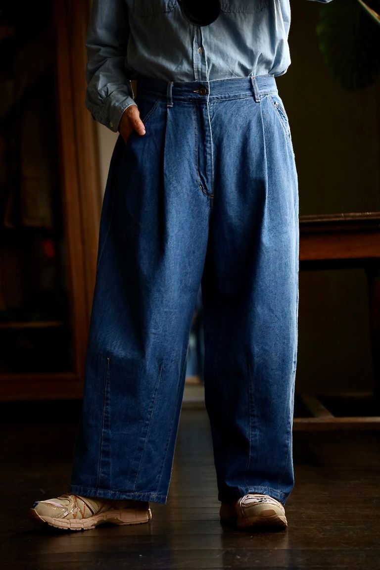 is-ness - イズネス 25SSデニムバルーンパンツDENIM 5PK BALLOON PANTS 