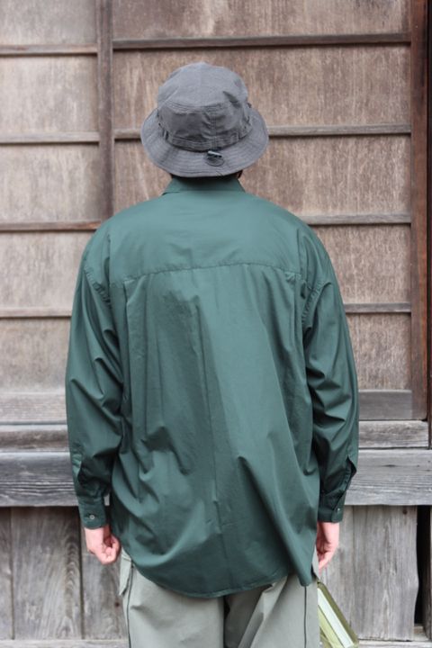 Graphpaper Broad L/S Oversized Regular Collar Shirt style.2022.7.24