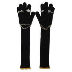 doublet 25AW LONG KNIT GLOVES WITH RINGS (25AW87GV04) BLACK★9月13日(土)発売！