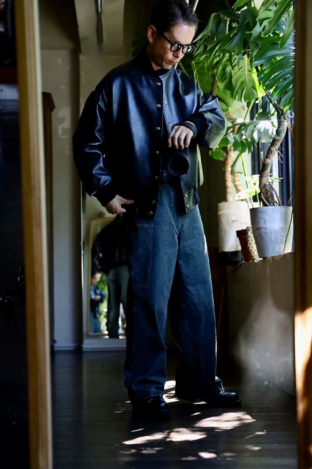 アプレッセ Leather Award Jacket(24ААР-01-03H)BLACK☆8月10日(土)発売！