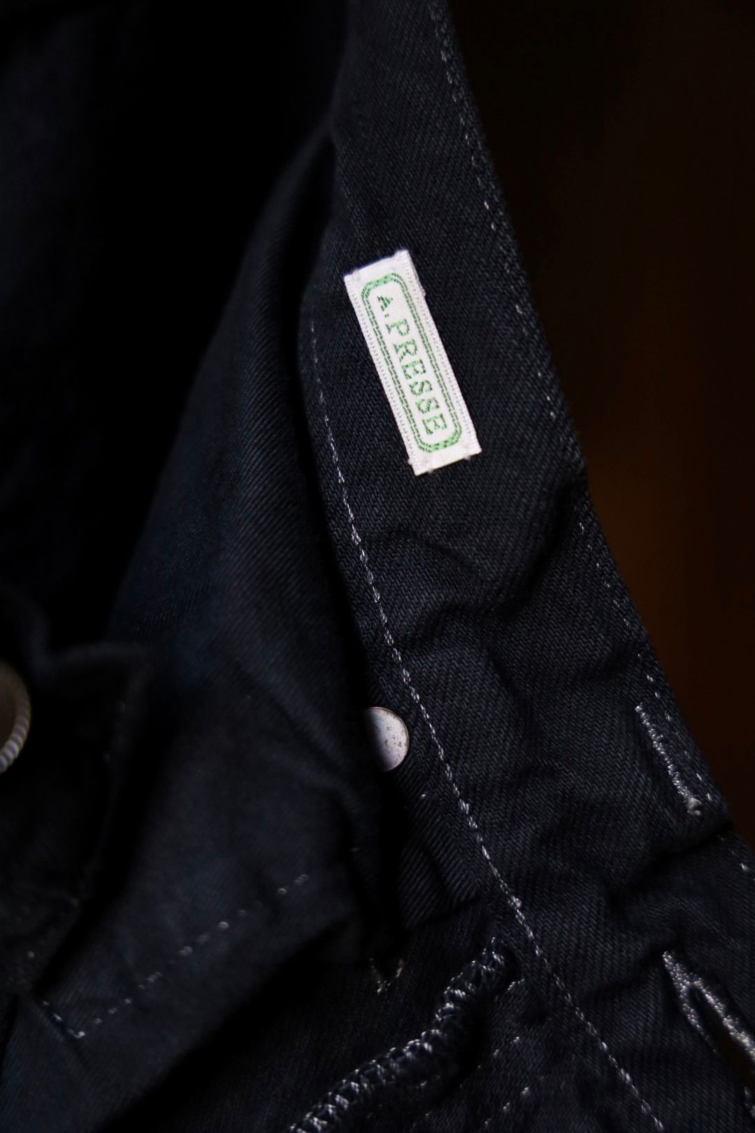 A.PRESSE - アプレッセ No.37 Washed Wide Denim Pants(24AAP-04
