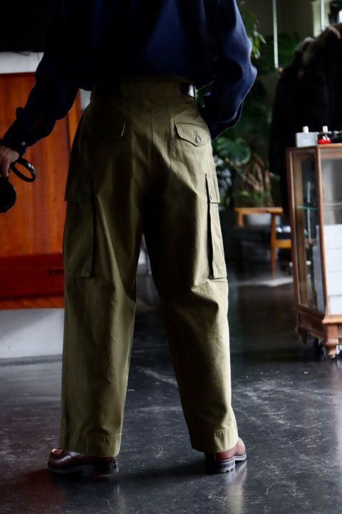 アプレッセ22FW MT Trooper Pants"OLIVE"スタイル