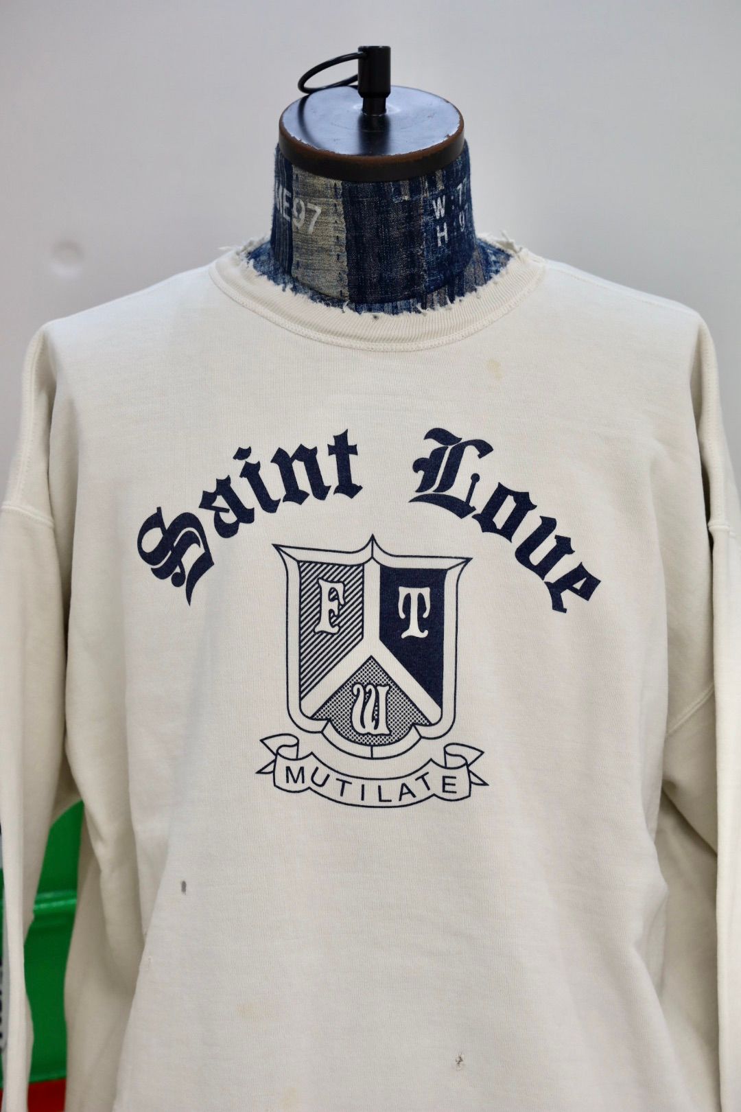セントマイケル  SAINT LOUE CREW NECK SWET(SM-HR1-0000-047)WHITE★10月11日(土)発売！