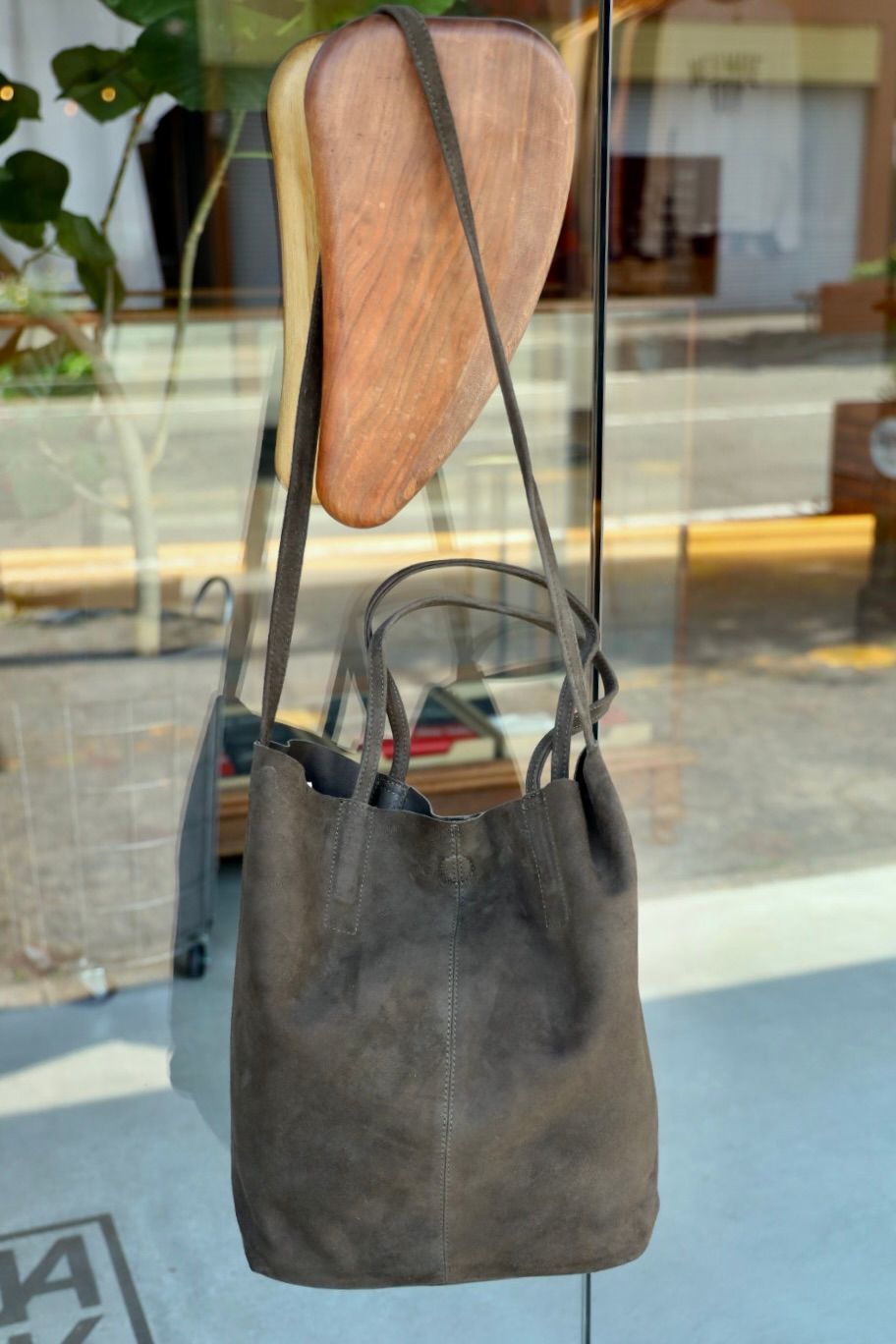Morphee / モルフェトートバッグ 3WAY MIDIUM TOTE(LONG)SUEDE [MOSS GREEN]☆新作発売！