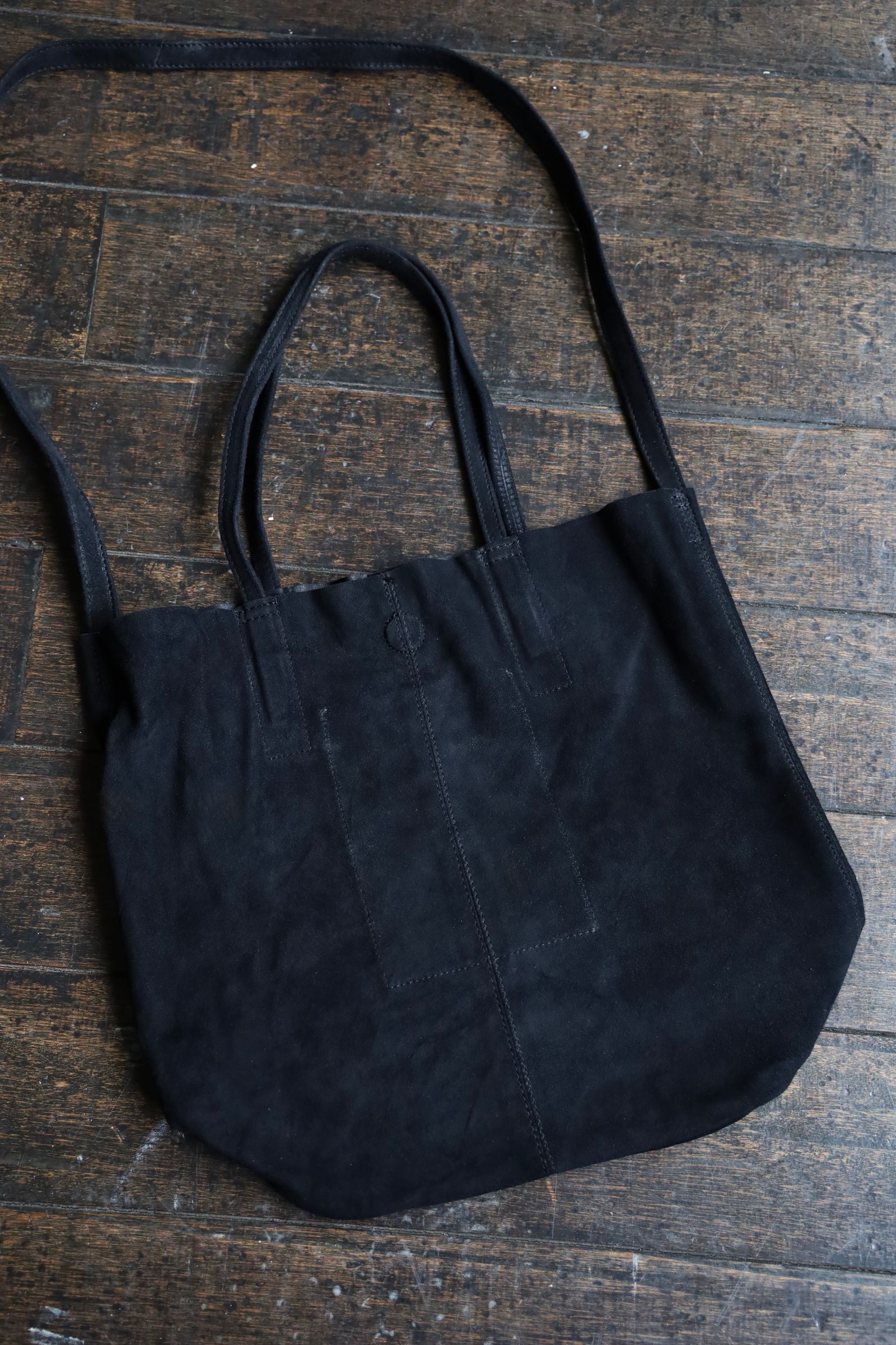 Morphee / モルフェトートバッグ 3WAY MIDIUM TOTE(LONG)OIL SUEDE BLACK☆3月7日発売！