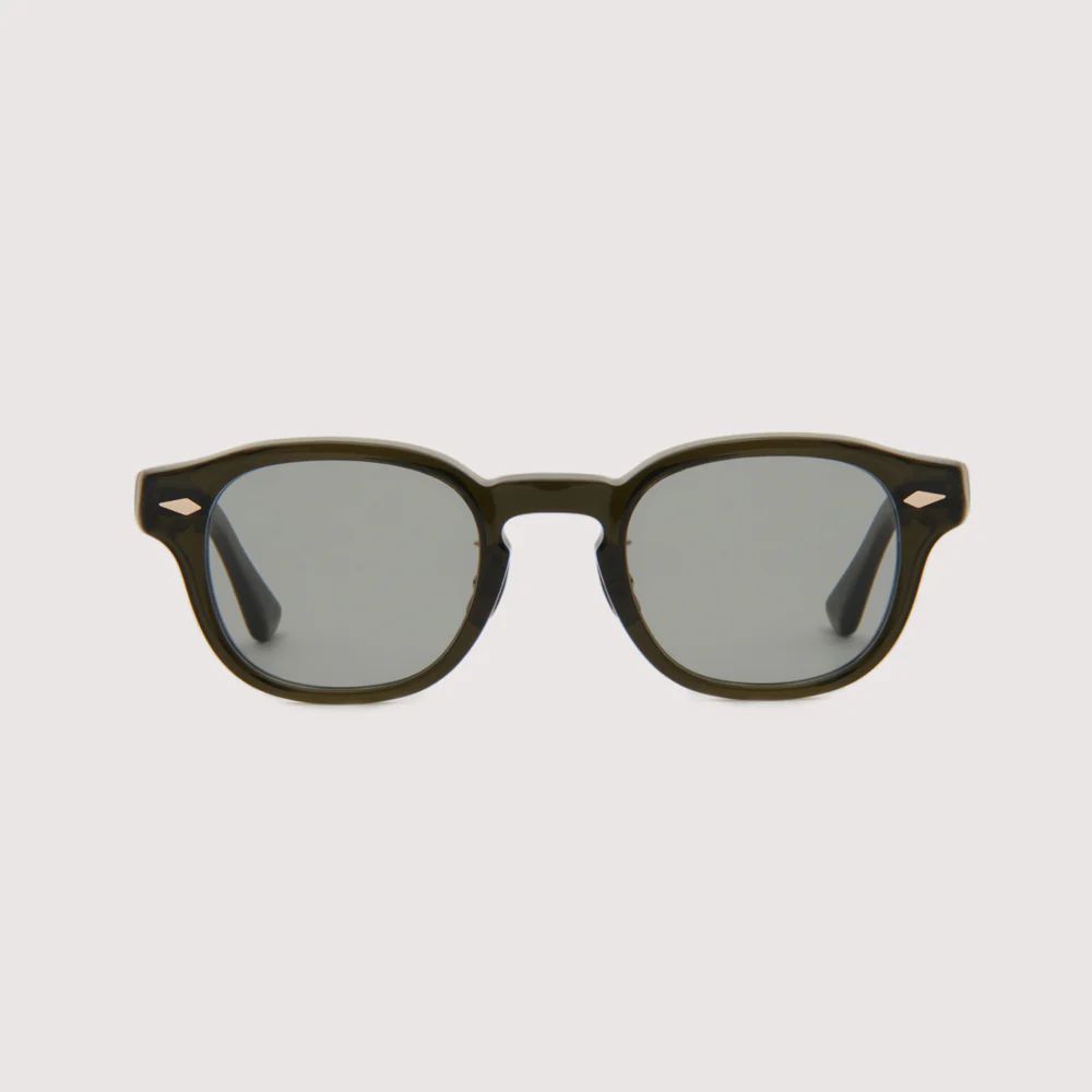 ノチノオプティカル "NOCHINO FR" #5.CREAR SMOKE OLIVE × GREY GREEN to D.GREY (調光モデル)