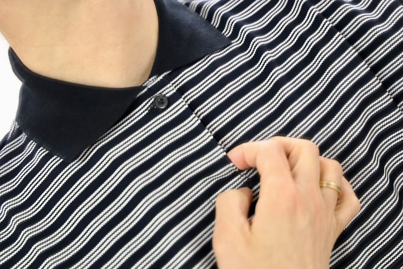 マーカ 26SS  ONE BOTTON TEE S/S(M26A14CS02B)BLACK BORDER☆新作発売！