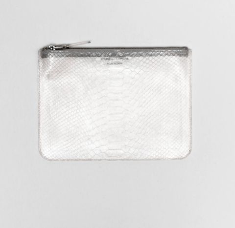 コムデギャルソン 財布 SNAKE TRANSPARENT ZIP POUCH(大)(8Z-T510-051)☆6月28日(日)発売！