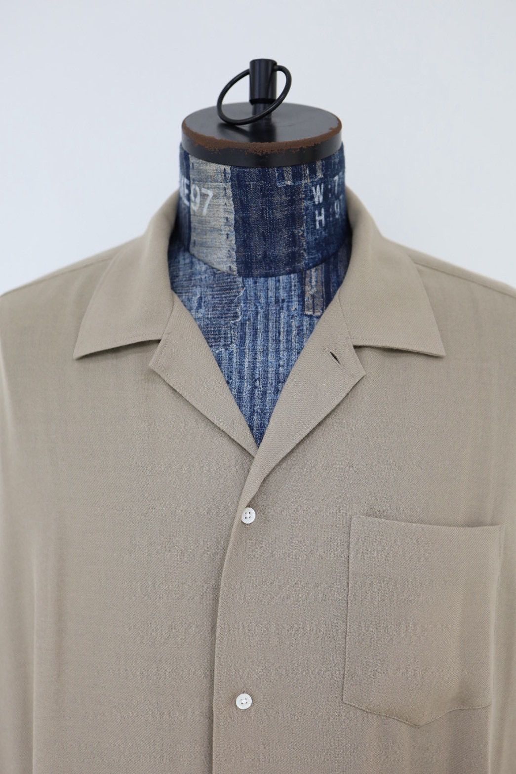 グラフペーパー 26SS Viscose Viyella L/S Sleeping Shirt(GM261-50456)TAUPE☆3月14日(土)発売！