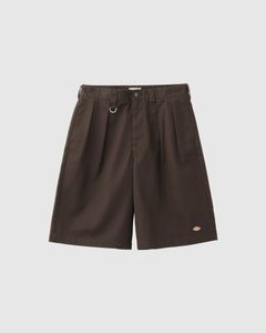 セダンオールパーパス 26SS Dickies / Tuck Wide Shorts(SD26S-PT07)DARK BROWN☆4月18日(土)新作発売！