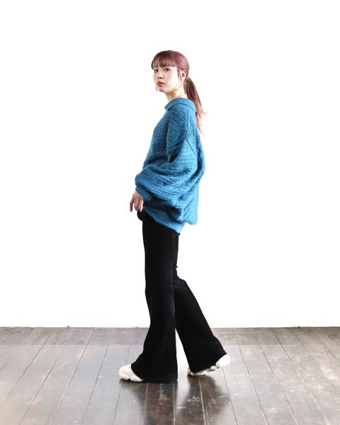 YOKE 新作SILK MOHAIR PULLOVER SWEATER style.2024.2.3